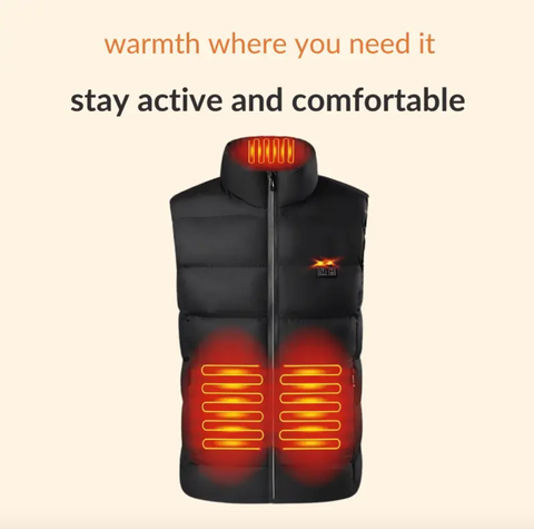 Unisex Electric 21 Areas Heated Vest Heated gilet